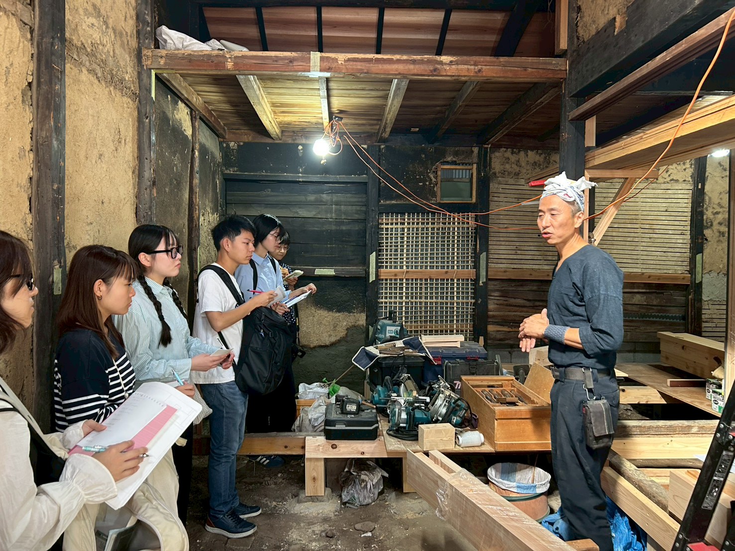 修復現場視察